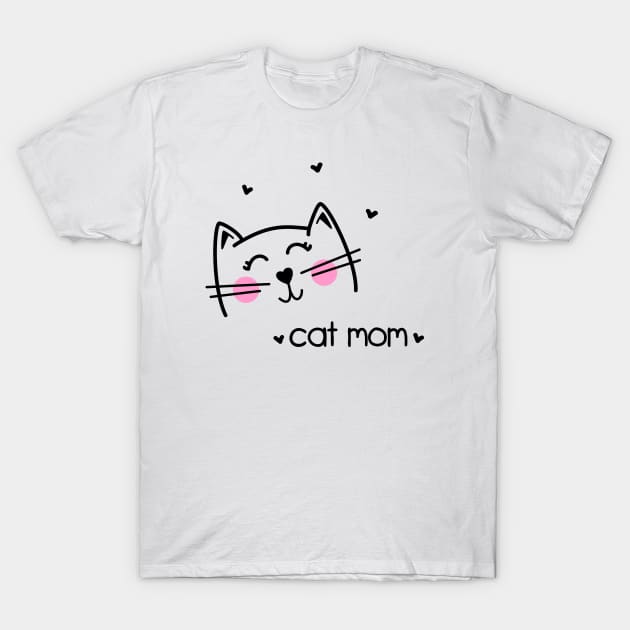 CAT MOM - YOU are Perfect Purrfectly Purrfect CUTE inspirational Kitty art (dark version) T-Shirt by originalsusie